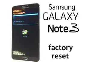 Samsung Glaxy Note 3 - Auf Werkseinstellung zurücksetzen