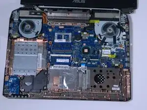 ASUS ROG G75VX-BHI7N11 Disassembly