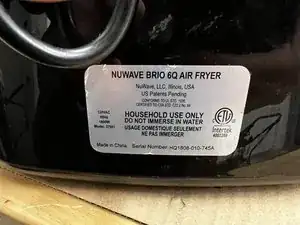 Nuwave Brio 6Q Air Fryer