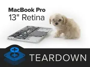 Teardown des MacBook Pro 13" mit Retina Display von Anfang 2015