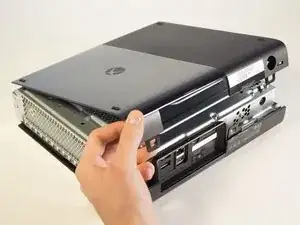 Disassembling Xbox 360 E Bottom Body