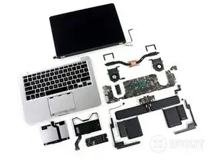 Teardown des MacBook Pro (13 Zoll, Ende 2012, Retina Display)