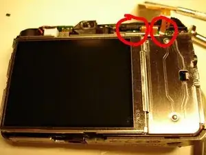 Repairing Canon Powershot Camera indicates low battery and shuts down