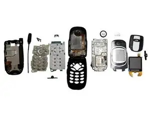 Exploded View of Motorola i710 with Tools