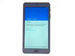 Acer Iconia One 7 B1-780 Bypass Google account