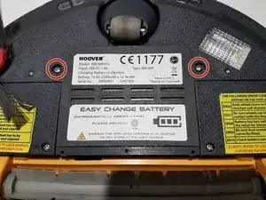 Hoover RoboCom 2 RBC009 Battery Replacement