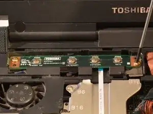 Toshiba Satellite 1415-S105 Power Button Circuit Board Replacement