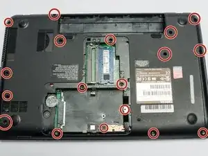 Toshiba Satellite C55D-A5108 Back Cover Replacement
