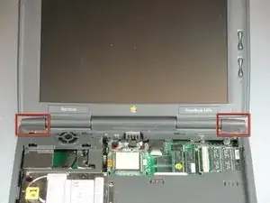 Replacing the Macintosh PowerBook 1400c Monitor