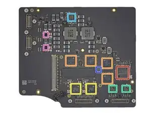 Komplette Liste aller Chips im iMac M1 24 Zoll