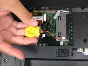 Disassembling IBM ThinkPad A30 BIOS Battery