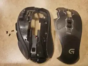 Logitech G700s Left and Right Mouse Button Disassembly