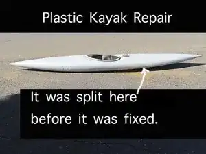 Split Plastic Kayak