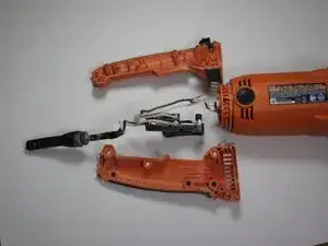 Ridgid Angle Grinder R10202 Handle Disassembly