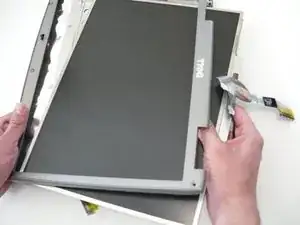 Removing Dell Inspiron 1150 LCD from Display Assembly