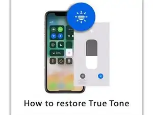 True Tone nach Displaytausch im iPhone XR wiederherstellen