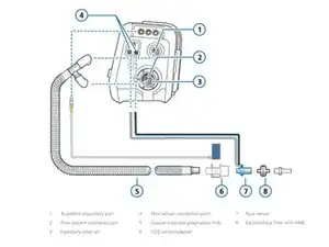 HAMILTON C-1 Bacterial Filter Replacement (Coaxial Circuit Setup)