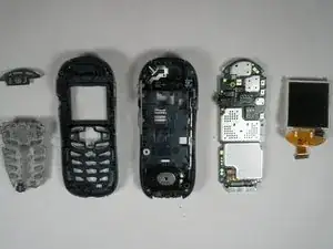 Disassembling Motorola i265 Faceplate