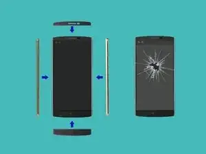 How to repair LG V10 LCD Screen