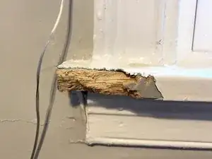 How to Repair a Broken Windowsill