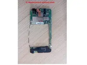 Disassembling ZTE GRAND S FLEX : Unibody, Battery, Motherboard