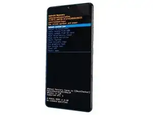 Samsung Galaxy A42 5G Recovery Menu