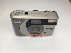 Disassembling Kodak Advantix F350 Back Cover