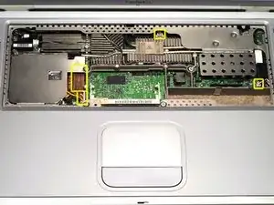 PowerBook G4 Titanium DVI Modem Filter Board Replacement