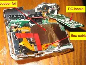 Canon PowerShot A610 (A620, A630,..) stuck shutter reactivation