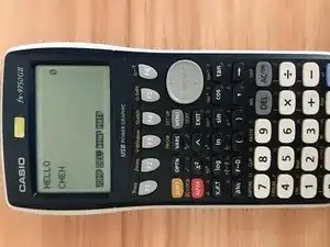 Casio fx-9750GII Screen Replacement