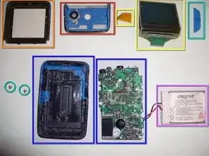 ZEN V Creative Media Player Teardown