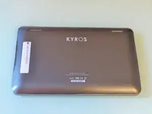 Coby Kyros MID7024 Back Cover Replacement