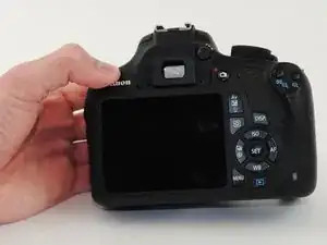 Canon EOS Rebel T5 Back Panel Removal