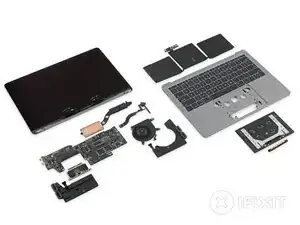 Teardown des MacBook Pro 13" mit Funktionstasten Ende 2016