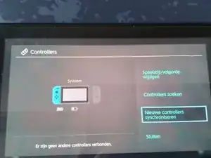 Replacing and synchronizing new Nintendo Switch controllers