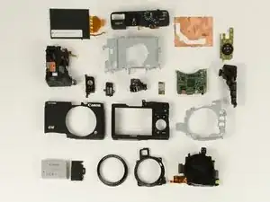 Disassembling Canon PowerShot G16