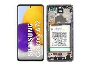 Samsung Galaxy A72 Screen with Frame Replacement