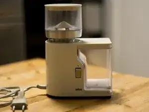 Braun KMM1 Kaffeemühle - Demontage für Reinigung