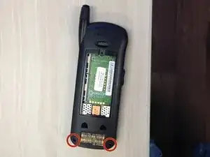 Disassembling Qualcomm QCP-2760 Rear Backing