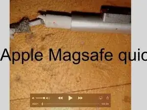 Reparatur eines durchgescheuerten Magsafe-Endes