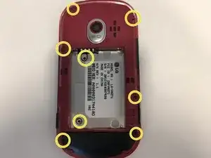 How to remove the back cover of the LG Extravert