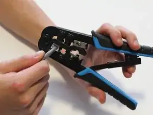 Ethernet RJ45 Stecker tauschen