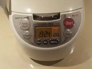 Tiger Rice cooker Internal Battery Replacement