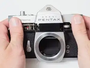 Pentax Spotmatic obere Abdeckung entfernen