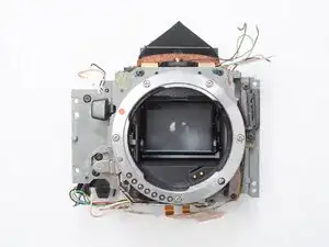 Pentax PZ-1p Front Housing Block Removal