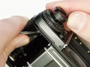 Pentax LX Top Cover (Rewind Side) Removal