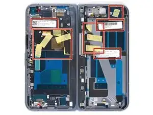 Google Pixel 10 Pro Fold Flip Battery Installation (Inner Screen Assembly)