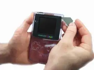 Game Boy Color Bildschirmscheibe tauschen
