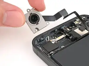 iPhone 16e Rückkameraeinheit entfernen