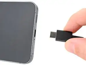 Smartphone zum Zerlegen vorbereiten